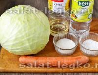 Салат витаминный из свежей капусты Капуста витаминная рецепт на 5 кг